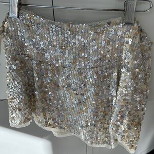 Antik Batik Sparkling Sequin Mini Skirt